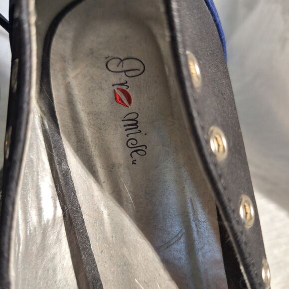 Promise Women's Shoes Stiletto Heels Faux Suede Ankle Strap Office Siren 10 - Picture 2 of 10